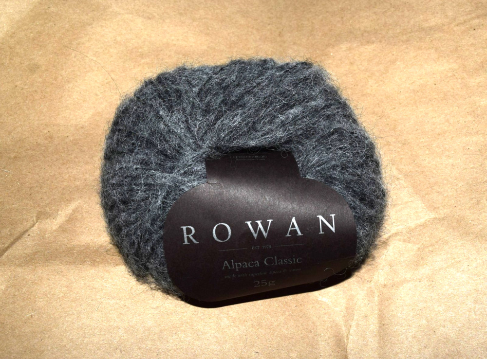 Rowan Alpaca Classic Yarn - Dusk 00102 Gray Alpaca Cotton Blend
